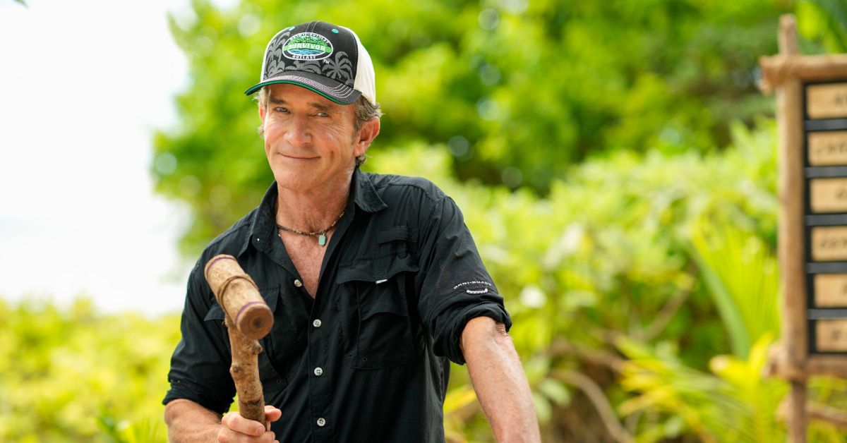 Jeff Probst do sobrevivente do leilão