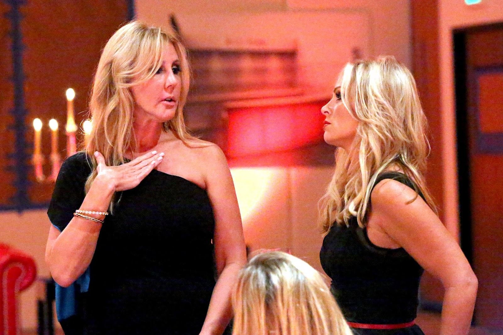 Tamra Judge and Vicki Gunvalson upset while filming on RHOC