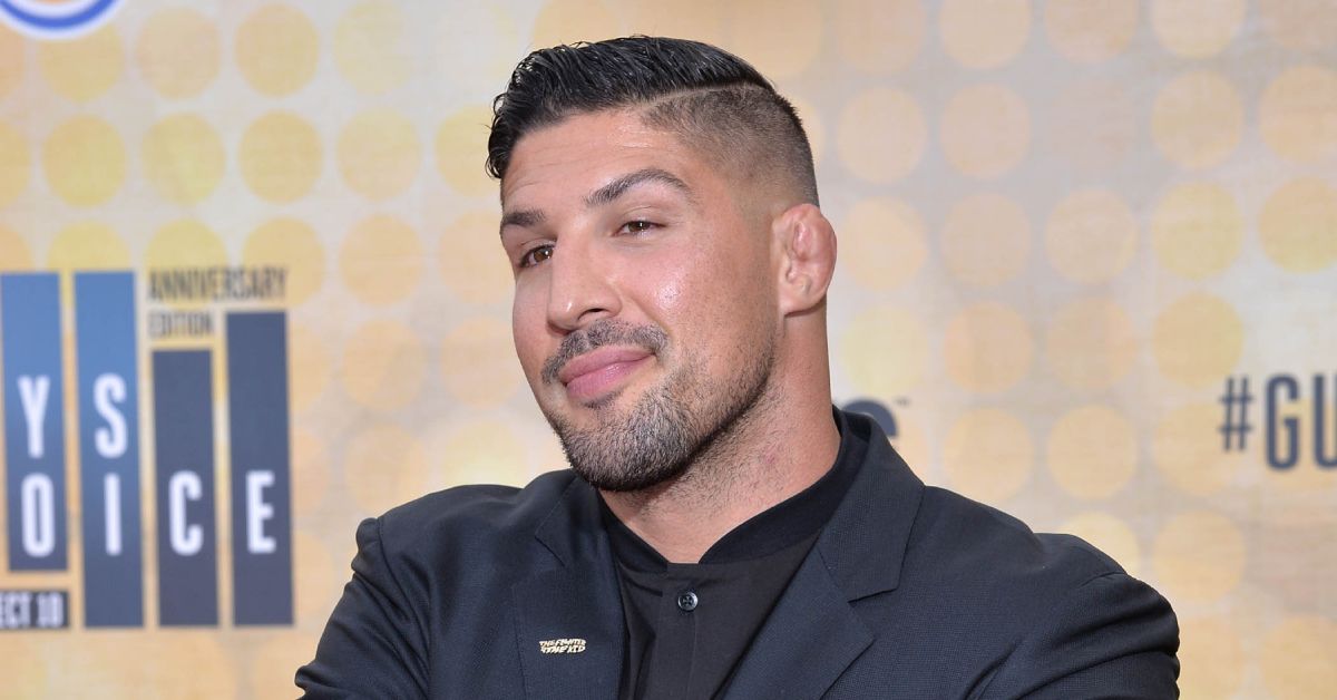 Brendan Schaub wearing a suit on the red carpet