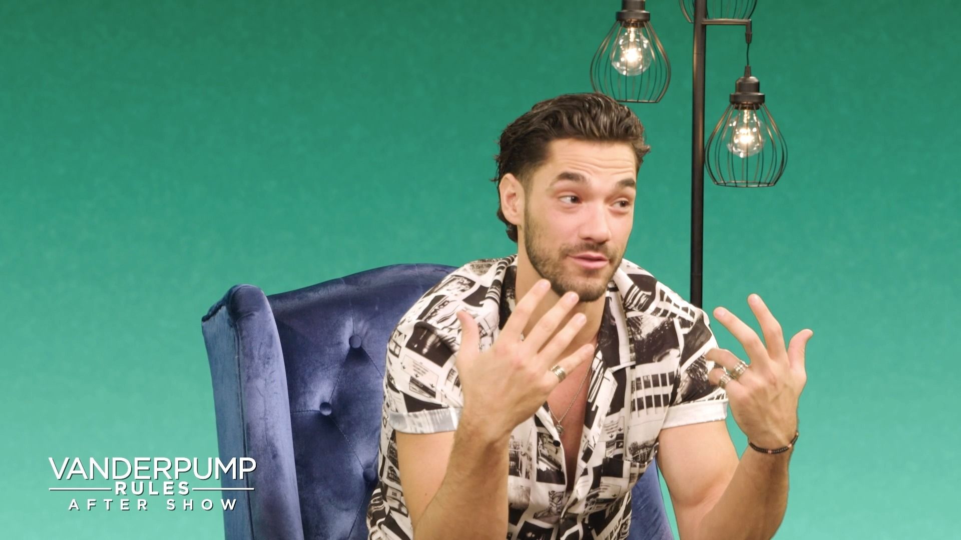 Brett Vaprioni talking with his hands