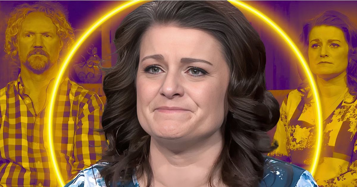Sister Wives' Robyn Brown in front of herself and Kody Brown