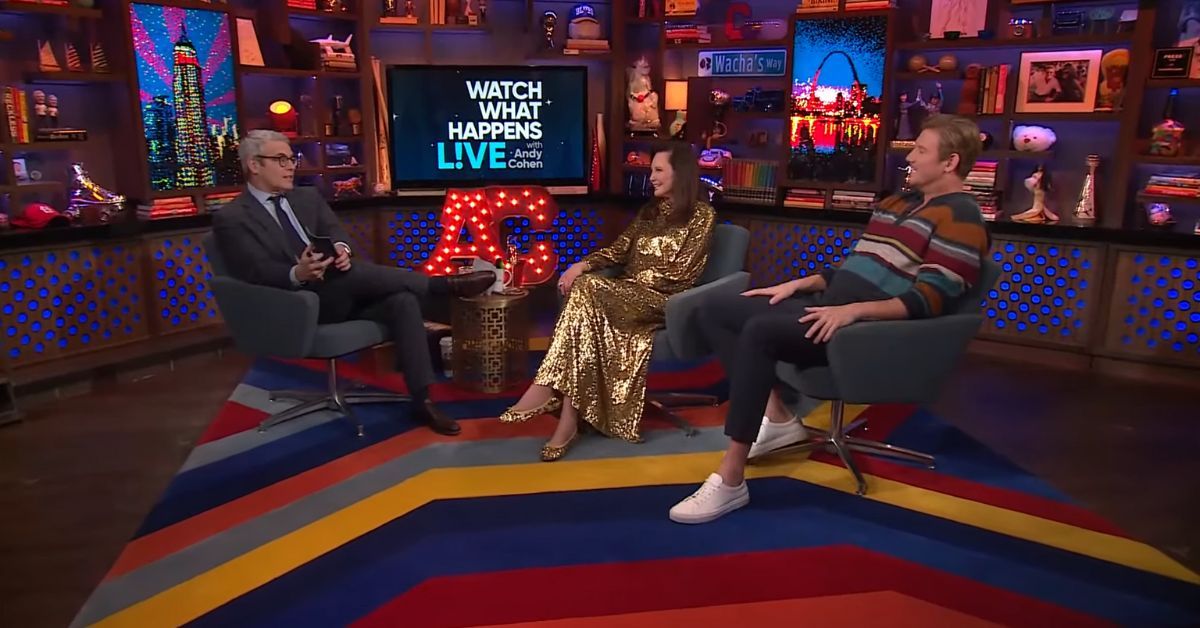 Andy Cohen, Patricia Altschul and Austen Kroll on WWHL