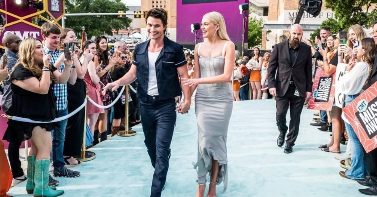 Chase Stokes and Kelsea Ballerini at the CMT Awards