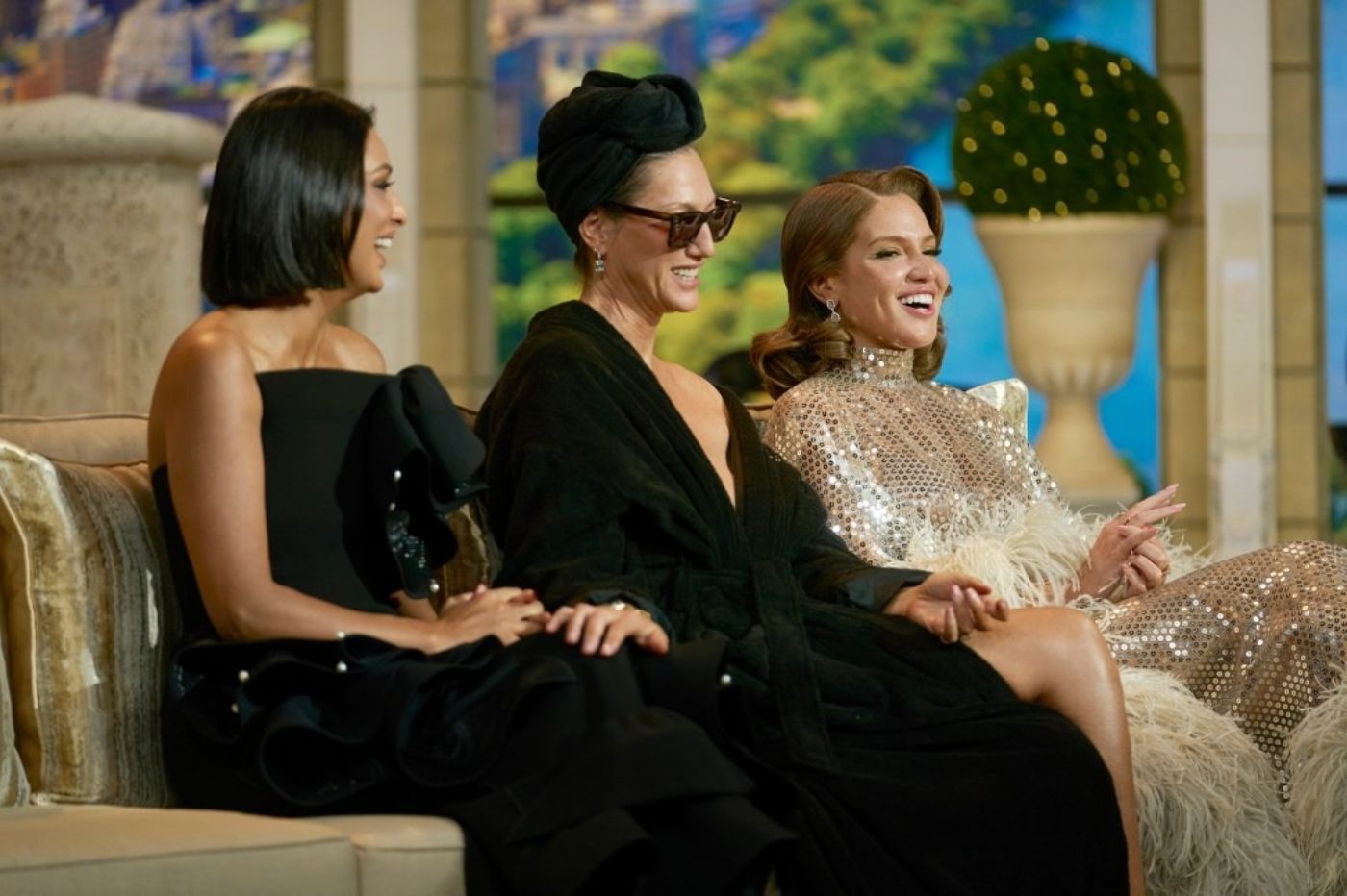 Jenna, Jessel and Brynn sitting side by side at the reunion