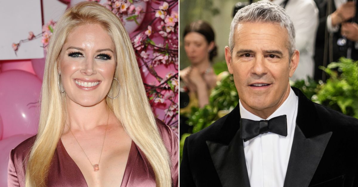 Heidi Montag and Andy Cohen