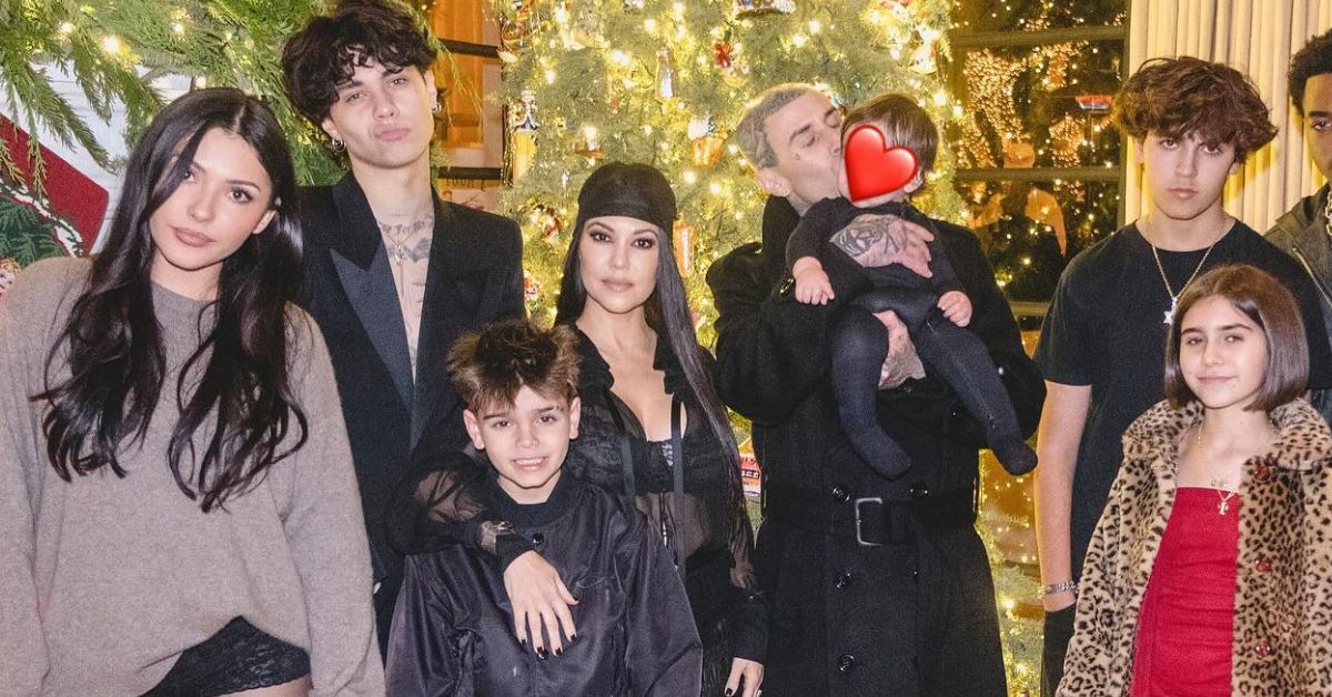 Kourtney Kardashian and Travis Barker's blended family