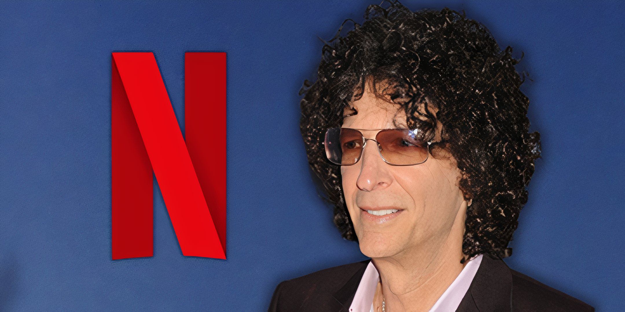 Howard Stern and the Netflix logo