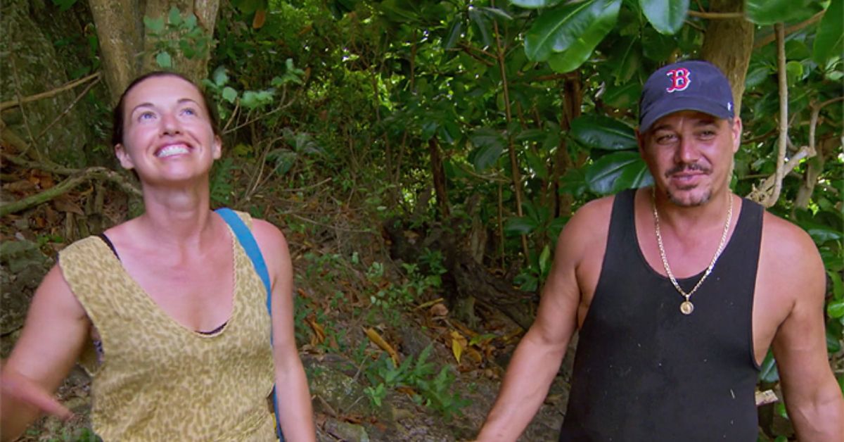 Survivor's Boston Rob Mariano and Parvati Shallow side by side