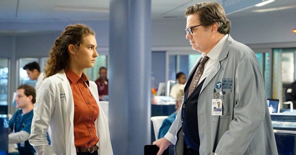 Chicago Med's Oliver Platt and Rachel DiPillo