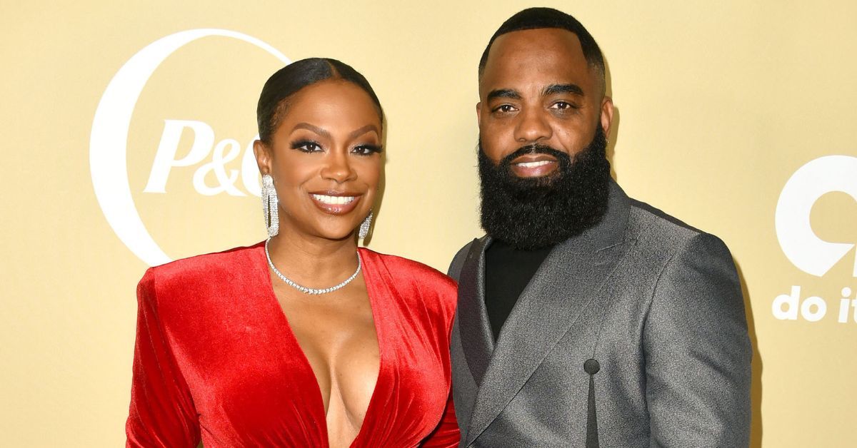 Kandi Burruss and Todd Tucker posing