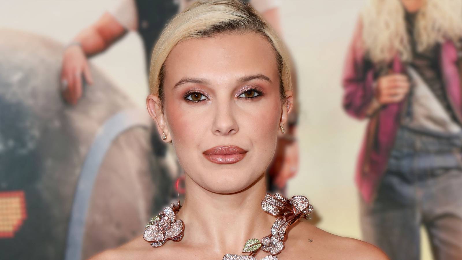 Millie Bobby Brown Steals Bianca Censori's Look In Totally Sheer Dress Millie Bobby Brown Steals Bianca Censori's Look In Totally Sheer Dress