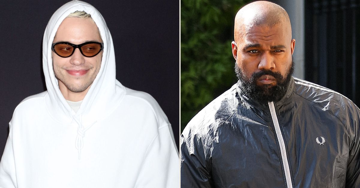 Pete Davidson and Kanye West