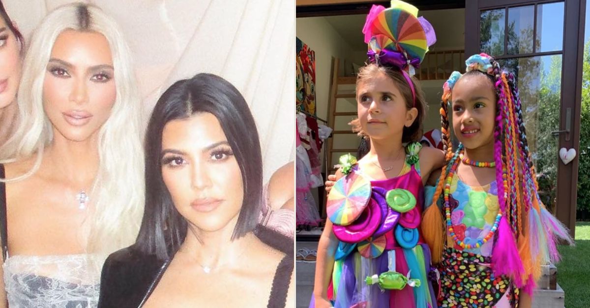 Kim Kardashian, Kourtney Kardashian, Penelope Disick, North West