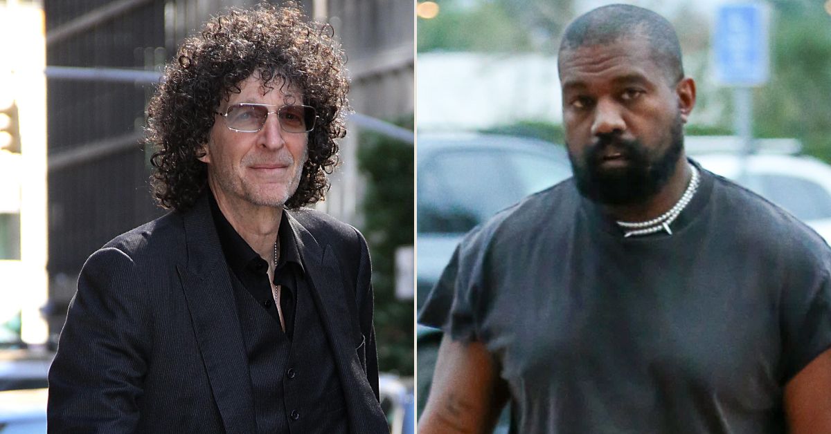 Howard Stern and Kanye West