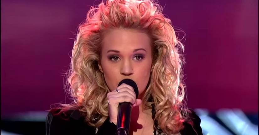 Carrie Underwood singing