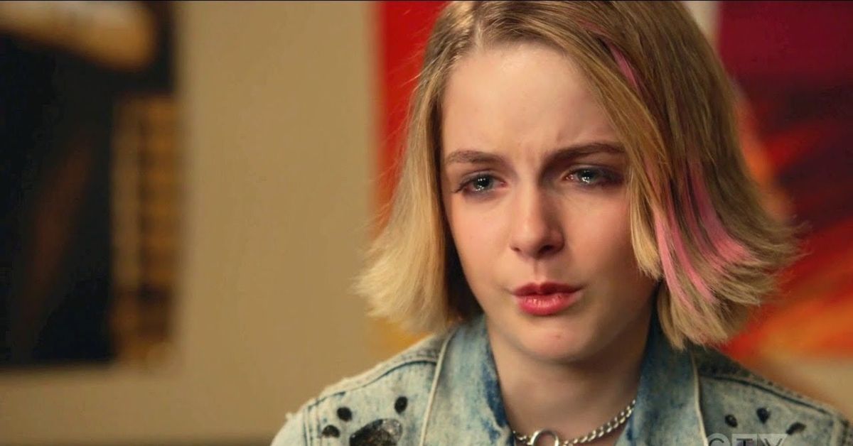 McKenna Grace crying from Young Sheldon