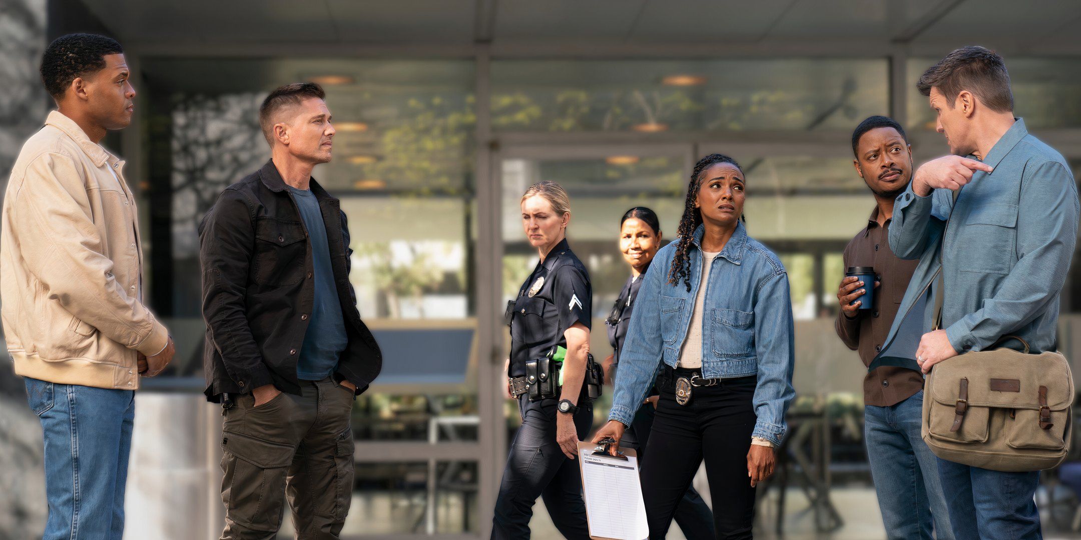 The cast of The Rookie