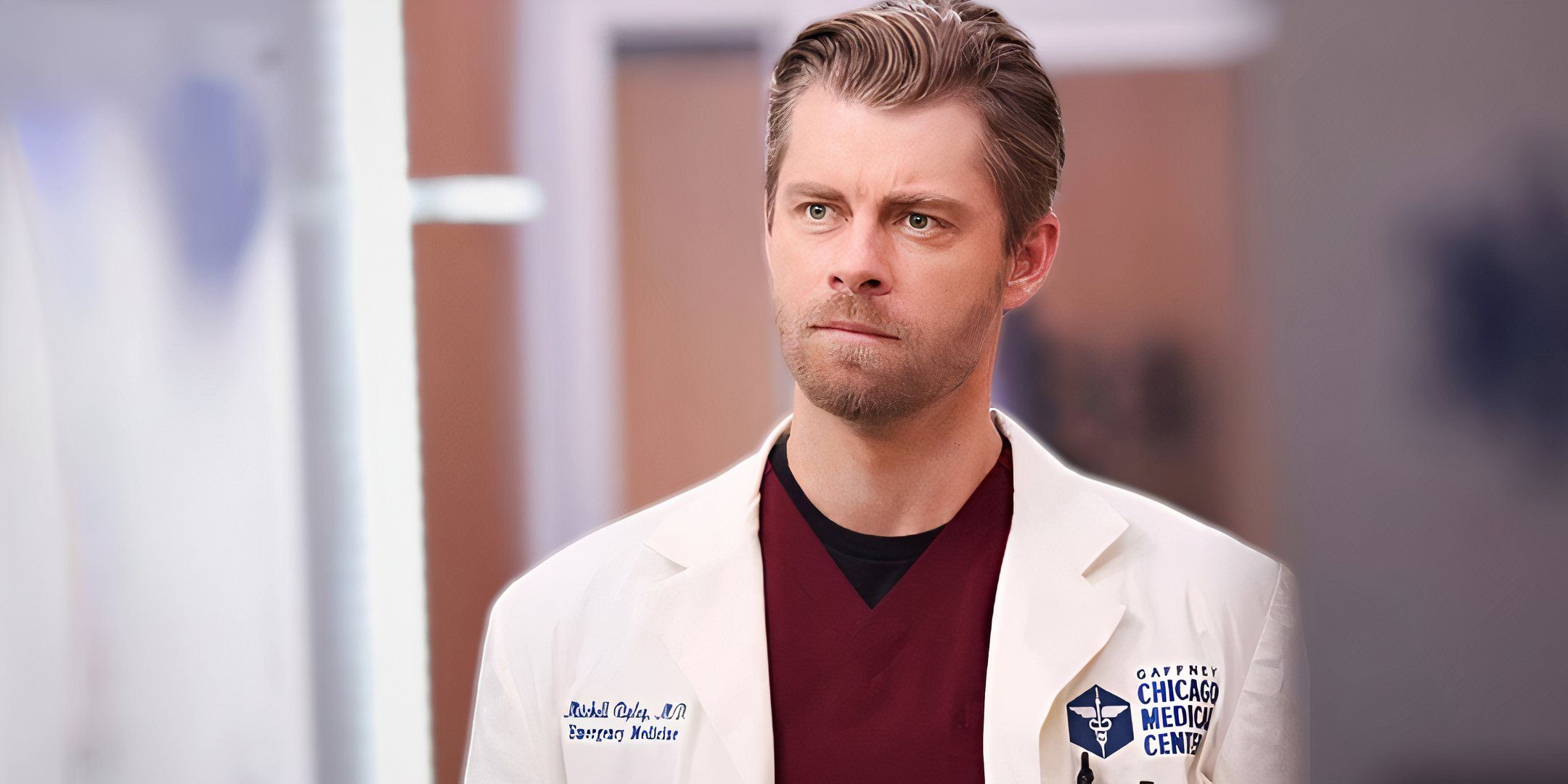 Luke Mitchell as Dr. Mitchell Ripley from Chicago Med