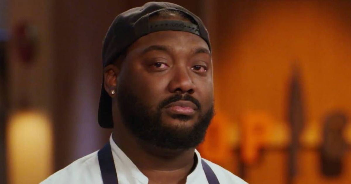Top Chef's Tristen Epps crying