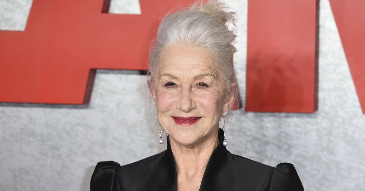 Helen Mirren smiling