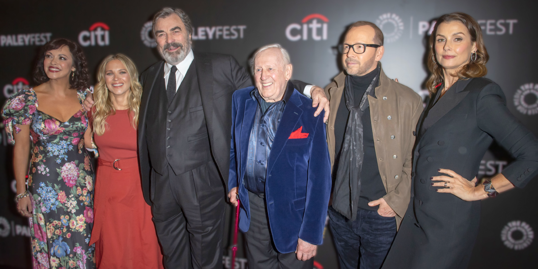 Donnie Whalberg and the cast of Blue Bloods