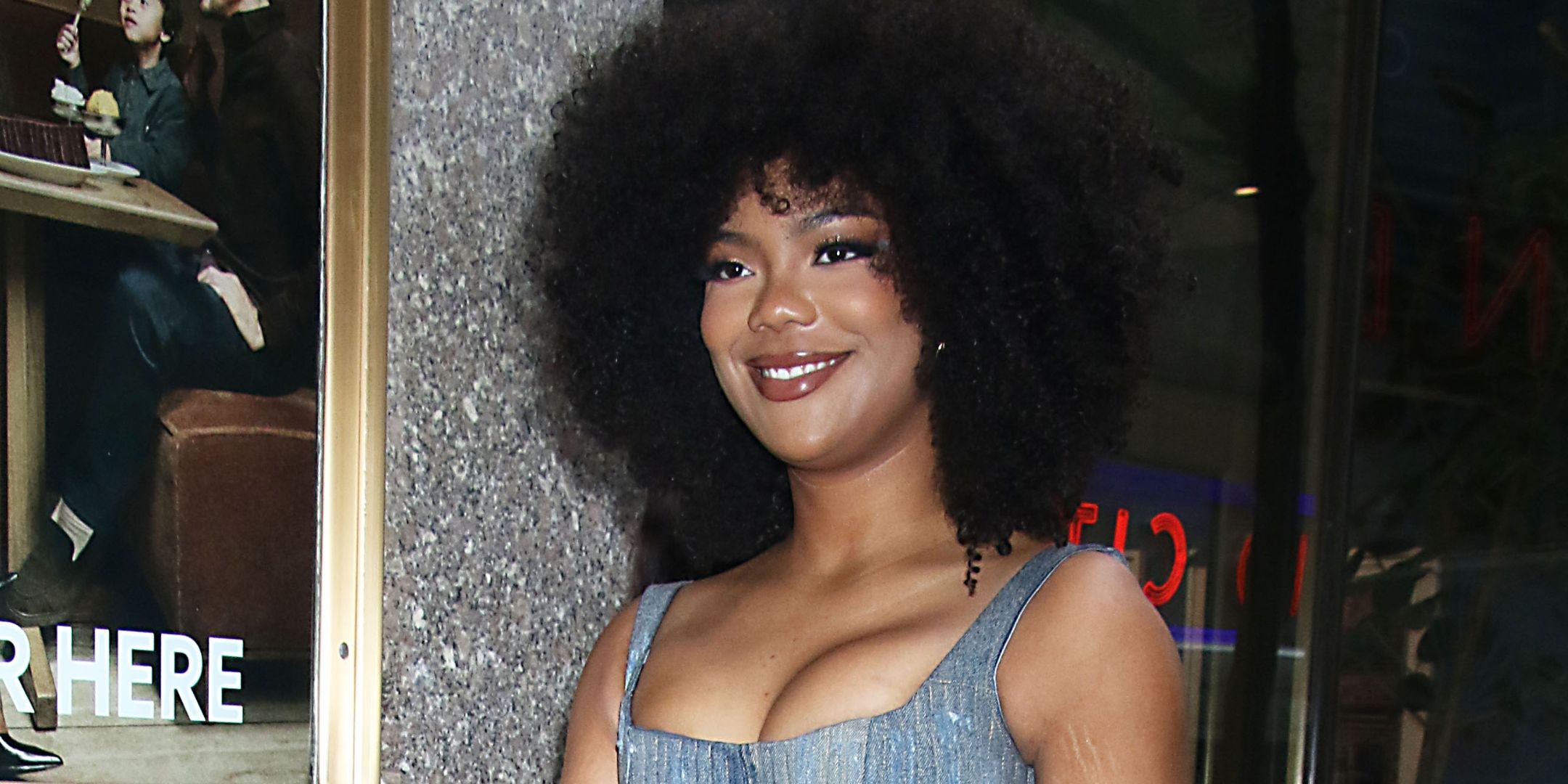 Riley Burruss smiling