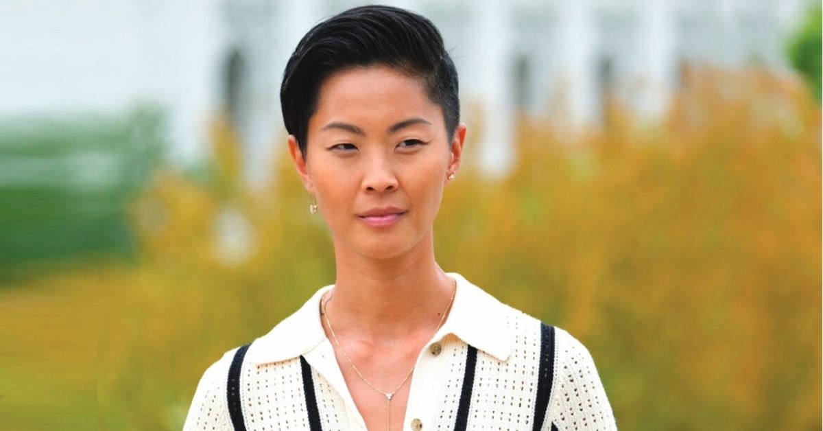 Top Chef's Kristen Kish looking suspicious