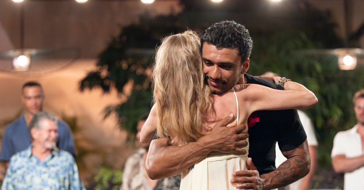 Jonathan and April hugging