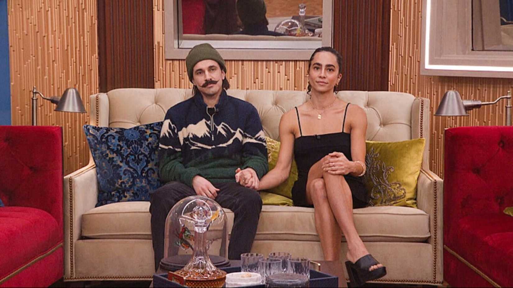 Big Brother 27 houseguests Vince Panaro and Morgan Pope on finale night