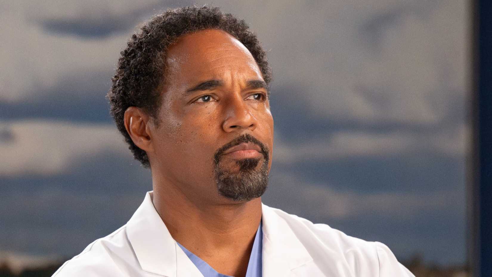 Grey's Anatomy's Jason George (Ben Warren) looks serious