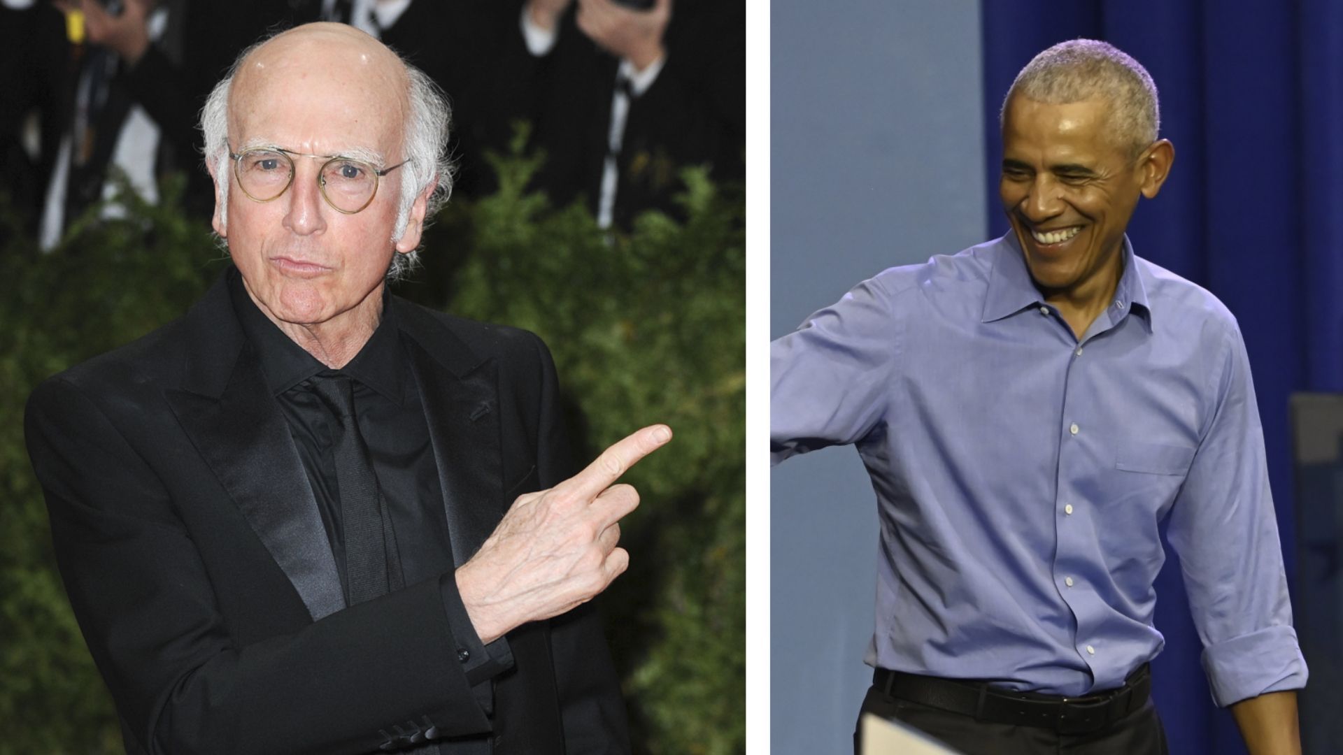 Larry David, Barack Obama and the Hilarious Note on Their HBO Show