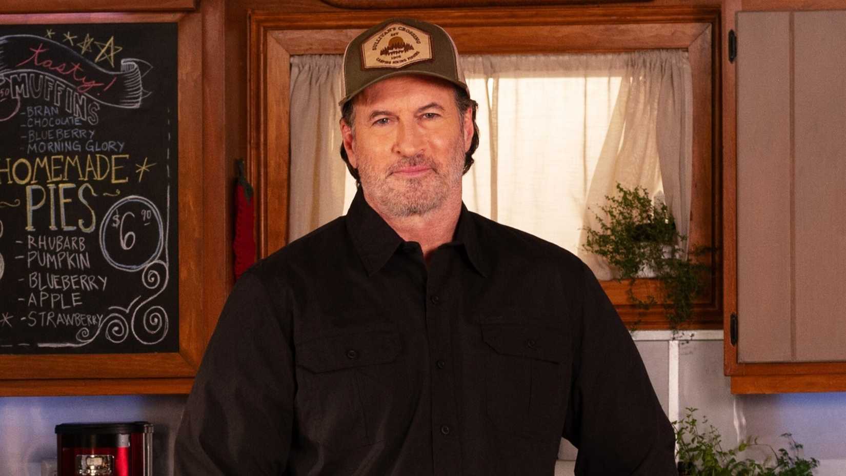 Sullivan's Crossing's Scott Patterson As Sully Standing At The Outpost
